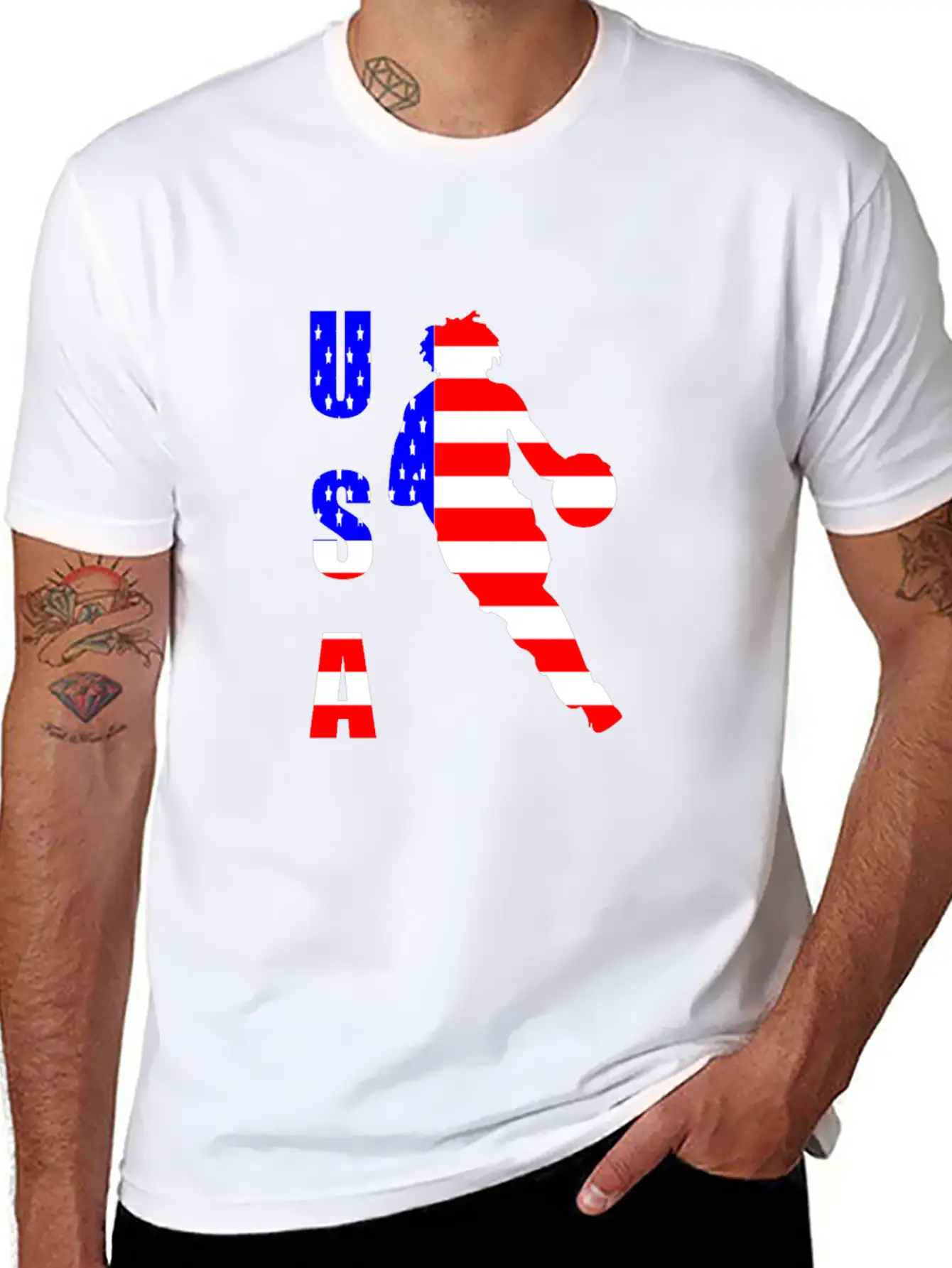 USA Athlete Unisex Casual T-Shirt – Clean Design For Daily Comfort