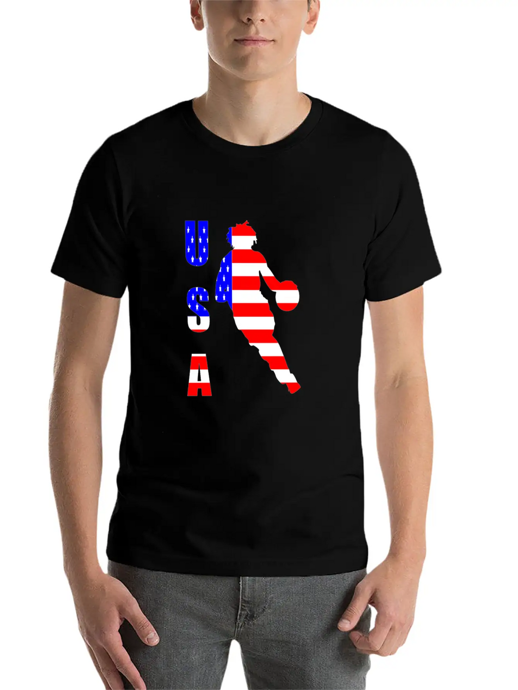 USA Athlete Unisex Casual T-Shirt – Clean Design For Daily Comfort