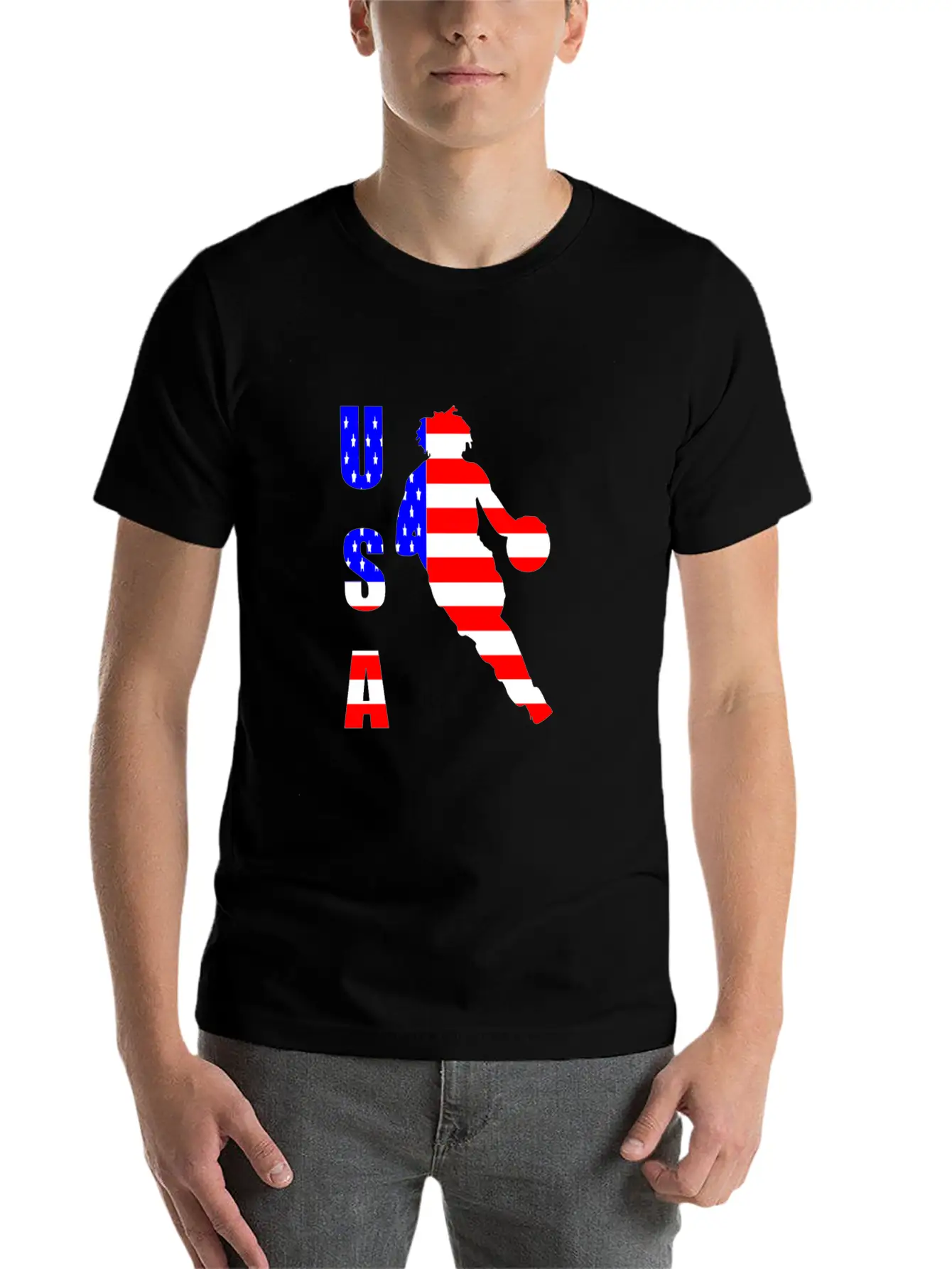 USA Athlete Unisex Casual T-Shirt – Clean Design For Daily Comfort