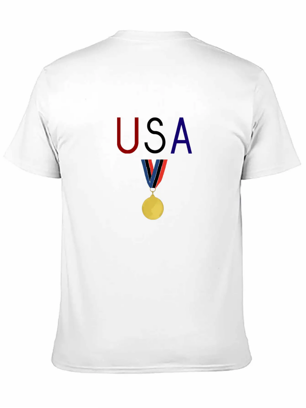 USA Medal Winter Athlete Novelty Gift Fan Design Unisex Casual T-Shirt – Clean Design For Daily Comfort