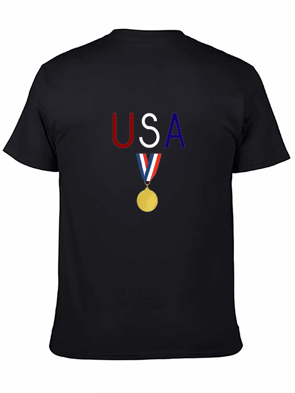 USA Medal Winter Athlete Novelty Gift Fan Design Unisex Casual T-Shirt – Clean Design For Daily Comfort