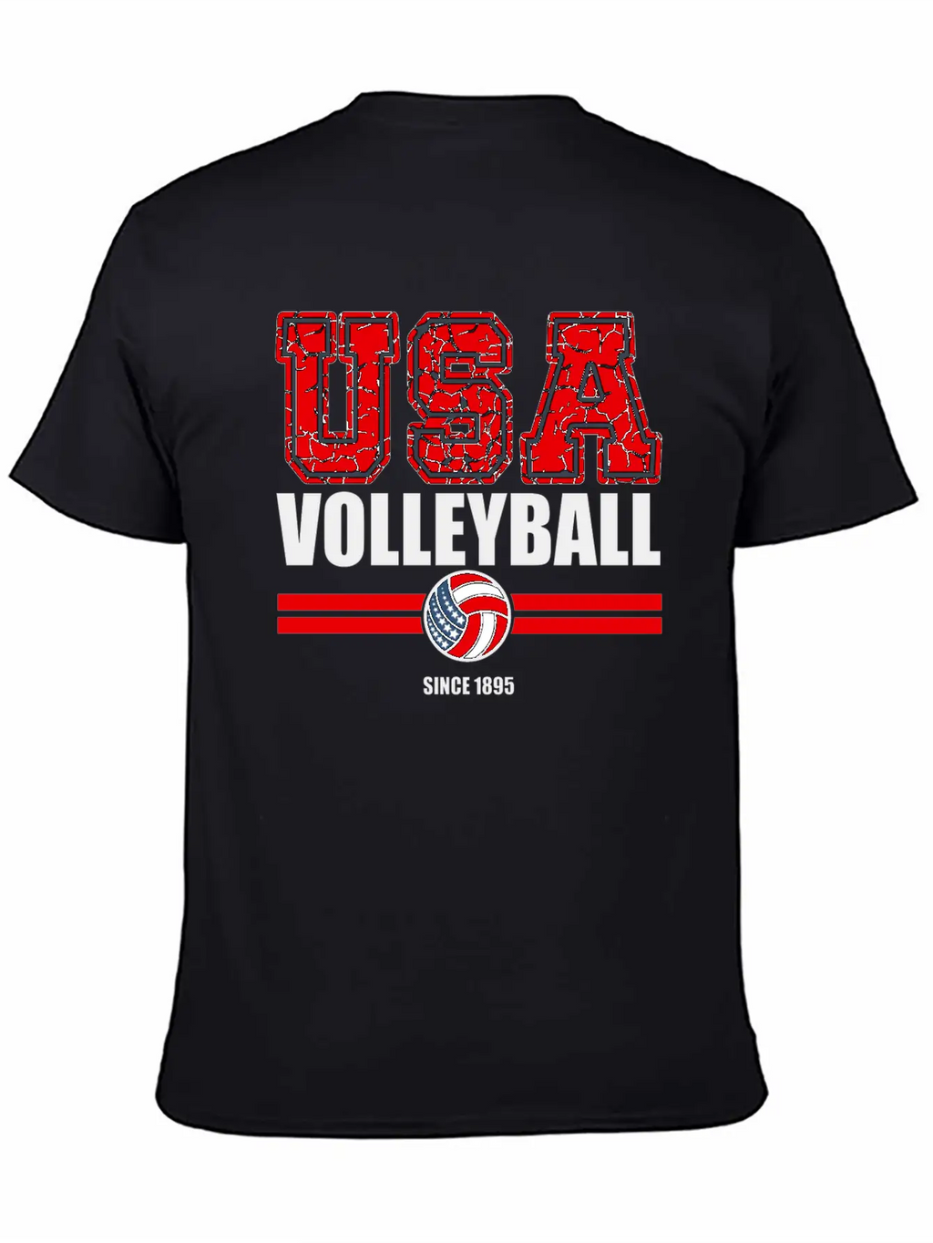 USA Volleyball Sports Unisex Casual T-Shirt – Clean Design For Daily Comfort