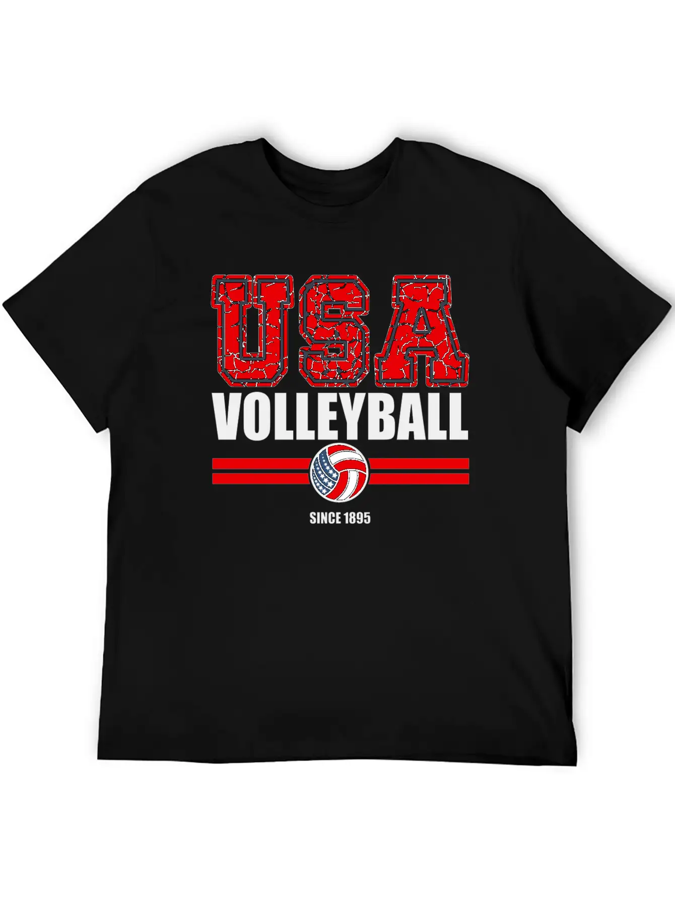 USA Volleyball Sports Unisex Casual T-Shirt – Clean Design For Daily Comfort