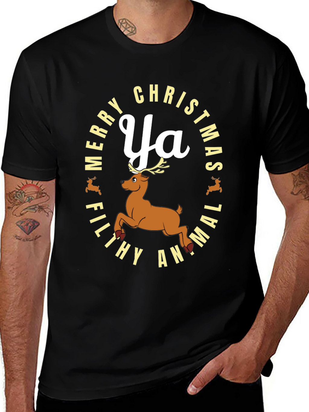 Merry Christmas Ya Filthy Animal T-Shirt