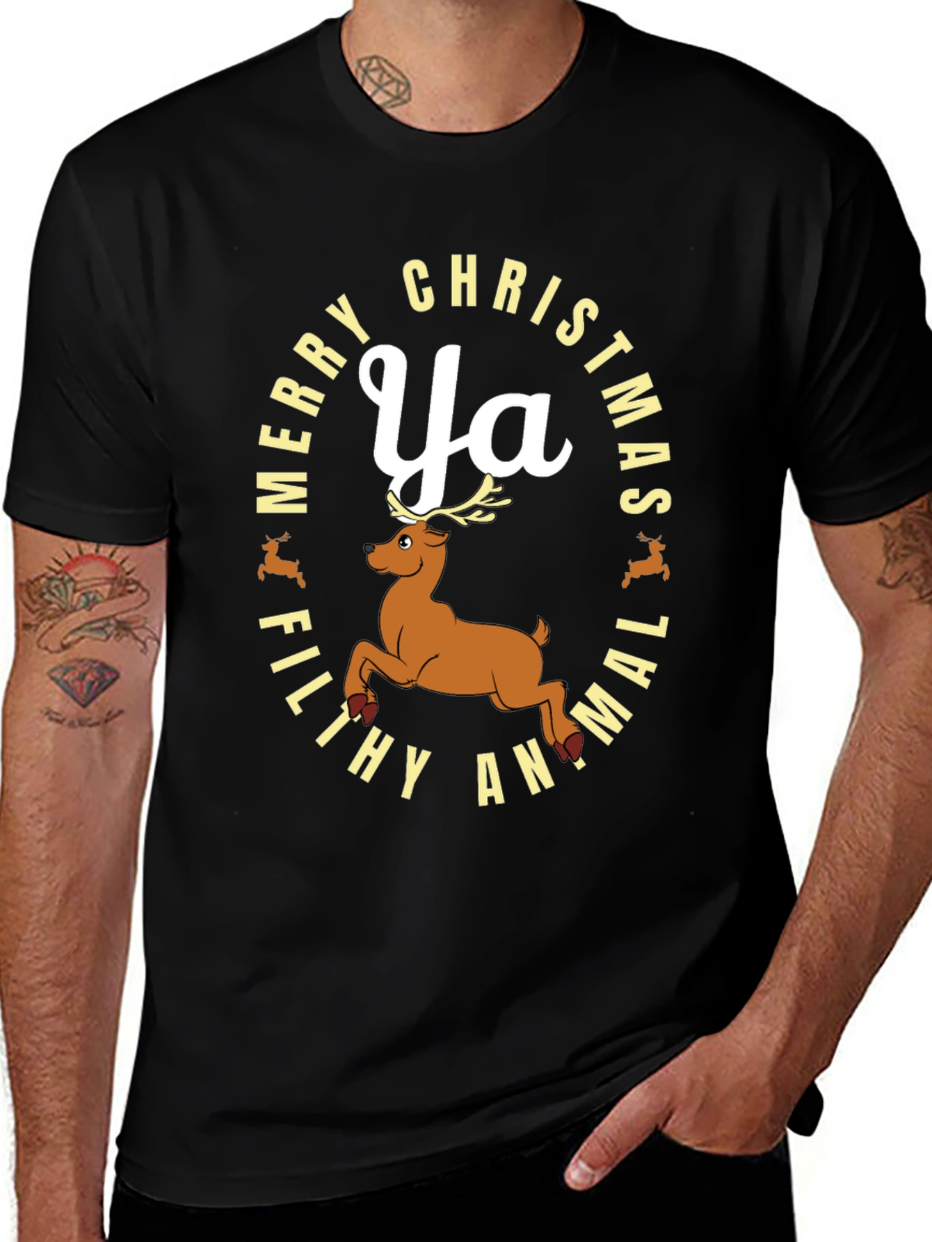 Merry Christmas Ya Filthy Animal T-Shirt