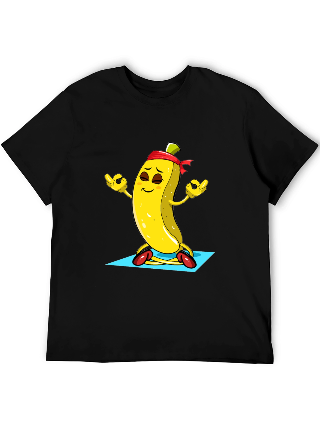 Meditating Banana T-Shirt - Funny Yoga Fruit Tee