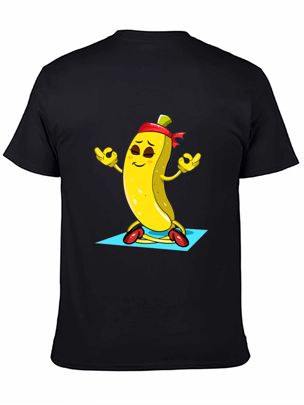 Meditating Banana T-Shirt - Funny Yoga Fruit Tee