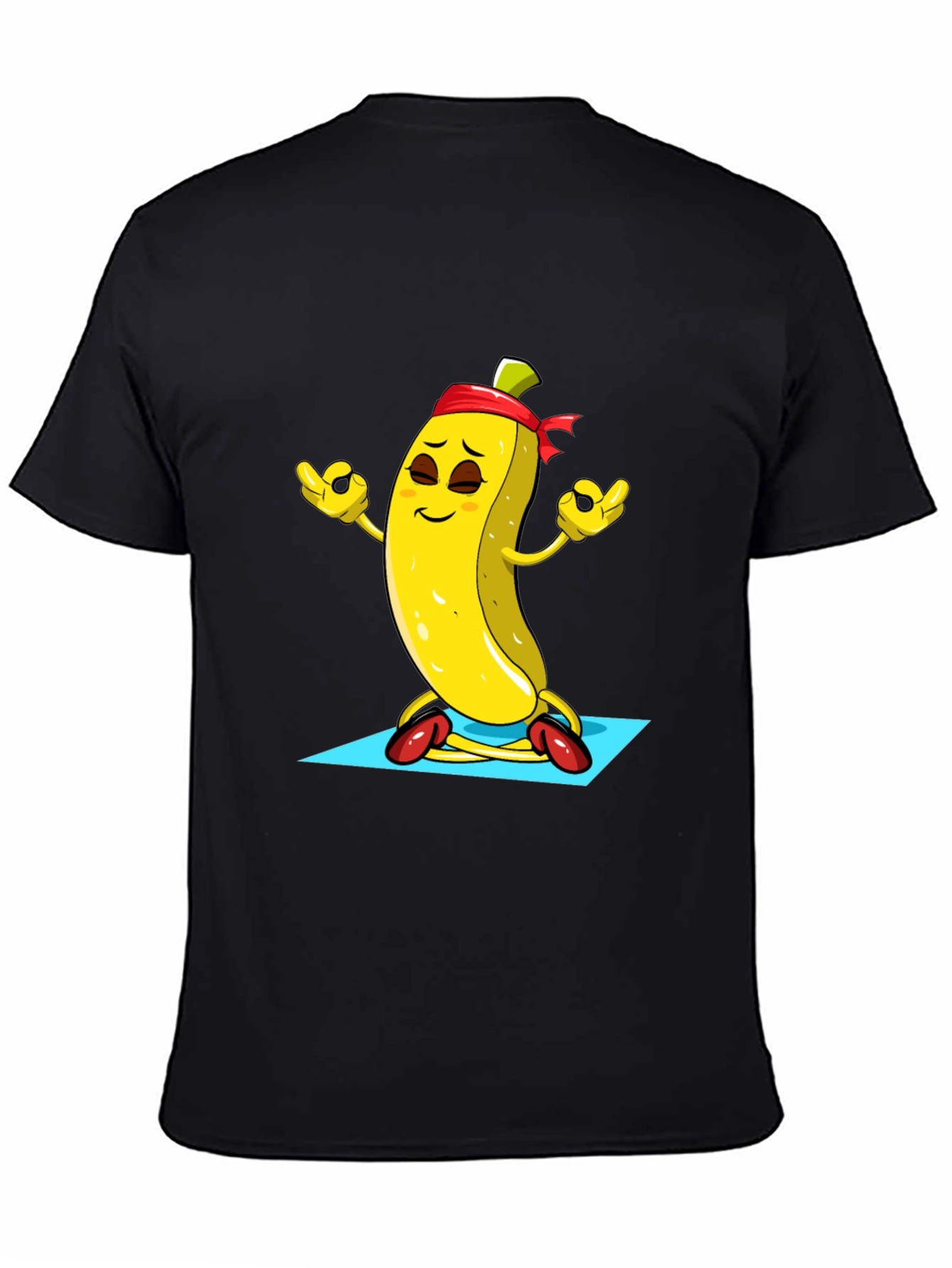 Meditating Banana T-Shirt - Funny Yoga Fruit Tee