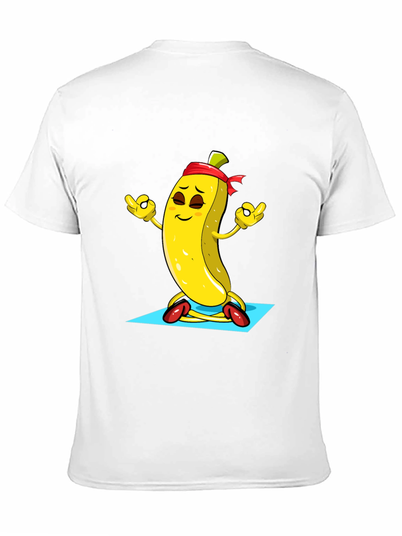 Meditating Banana T-Shirt - Funny Yoga Fruit Tee