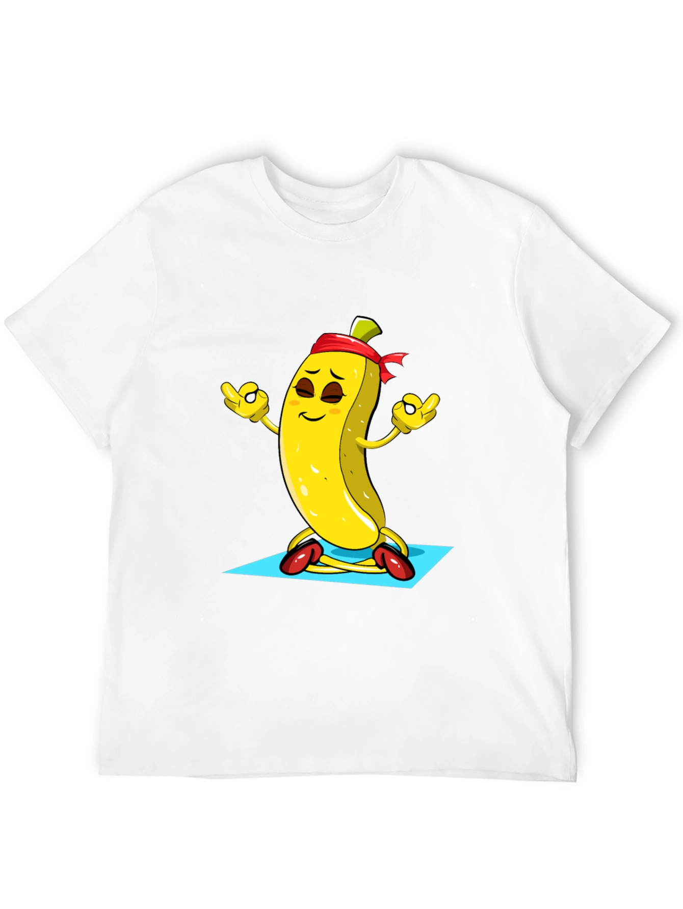 Meditating Banana T-Shirt - Funny Yoga Fruit Tee