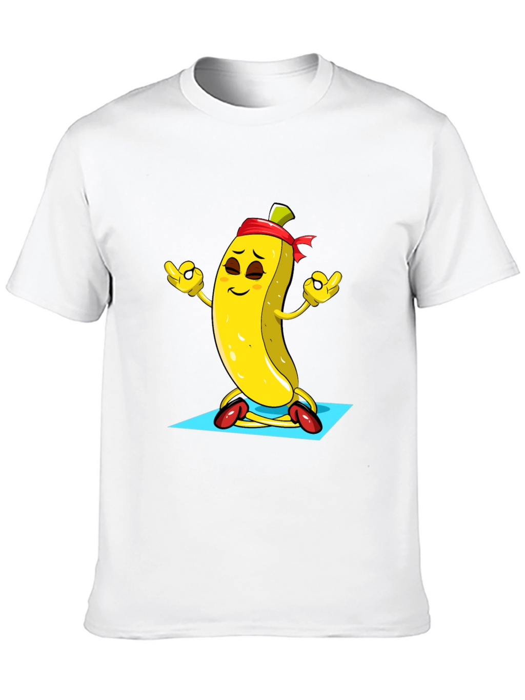 Meditating Banana T-Shirt - Funny Yoga Fruit Tee