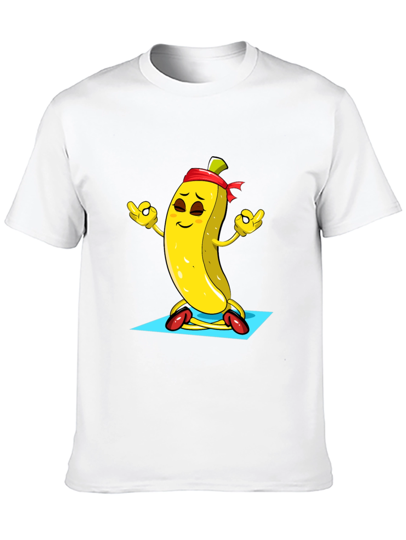 Meditating Banana T-Shirt - Funny Yoga Fruit Tee