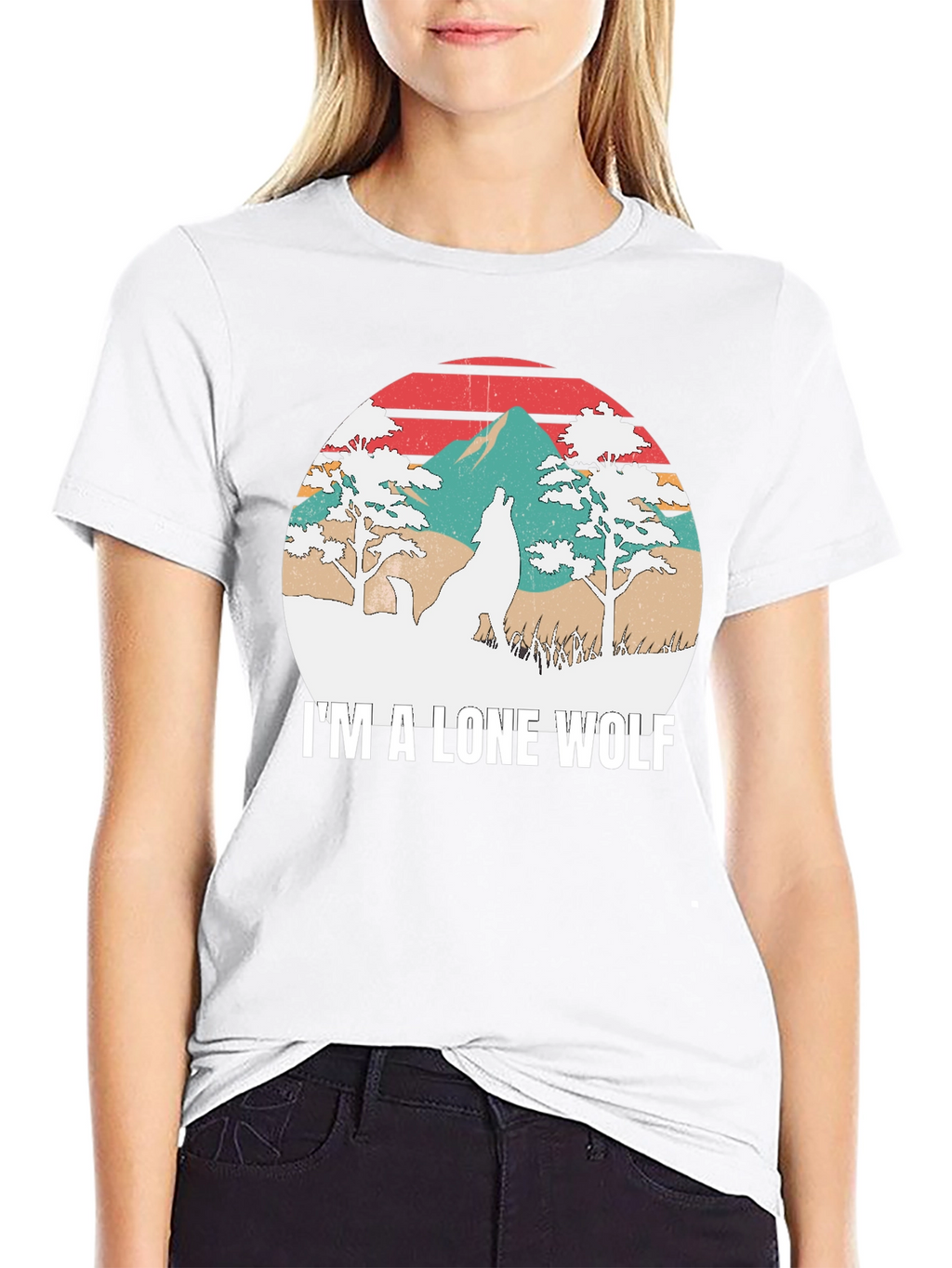 Im A Lone Wolf Graphic T-Shirt