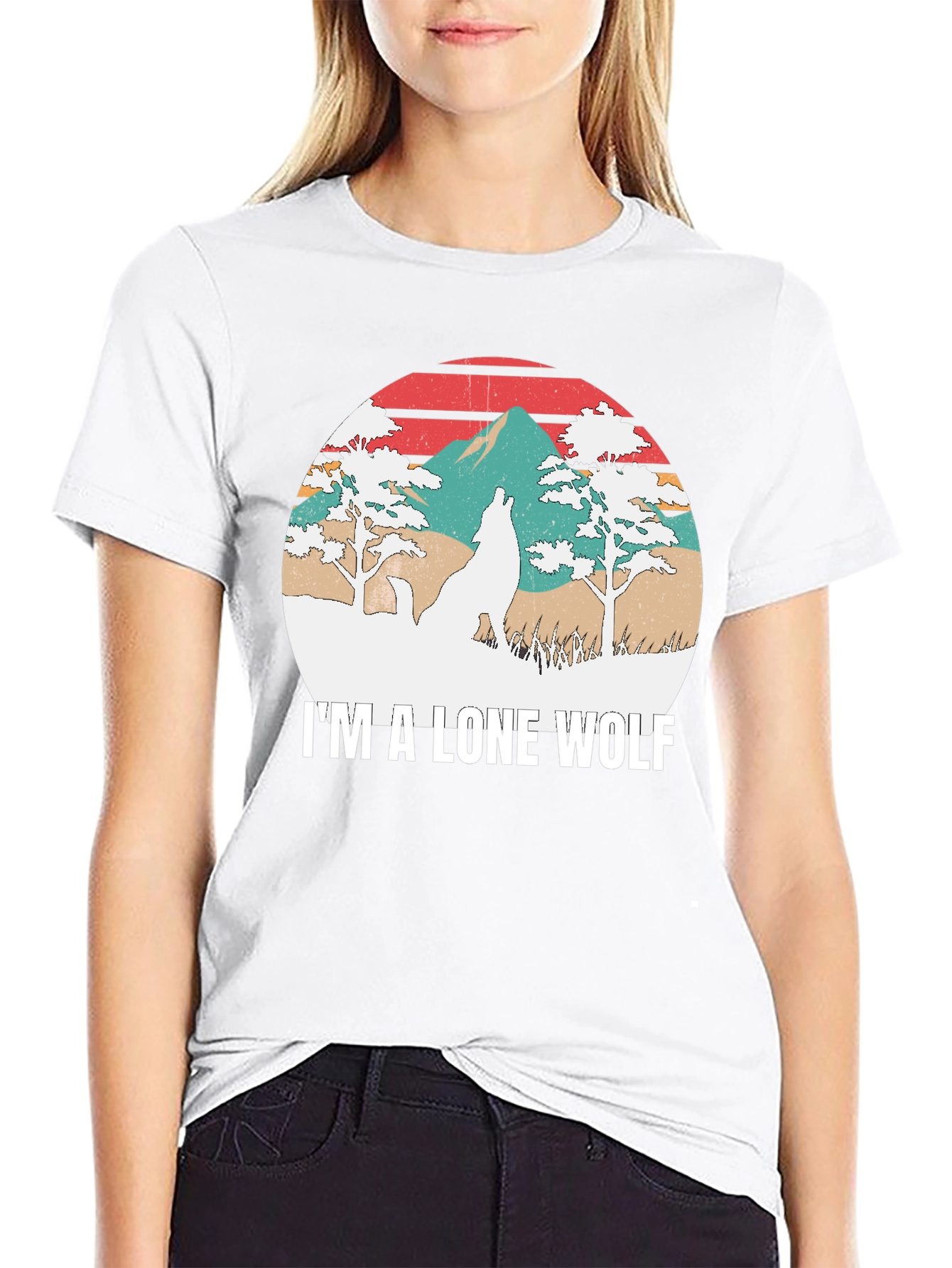 Im A Lone Wolf Graphic T-Shirt