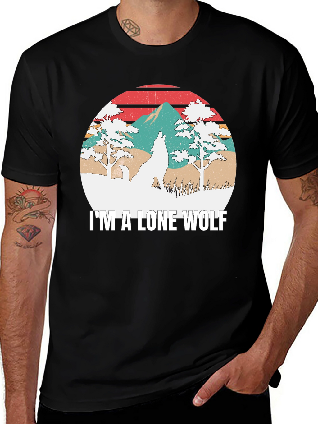 Im A Lone Wolf Graphic T-Shirt