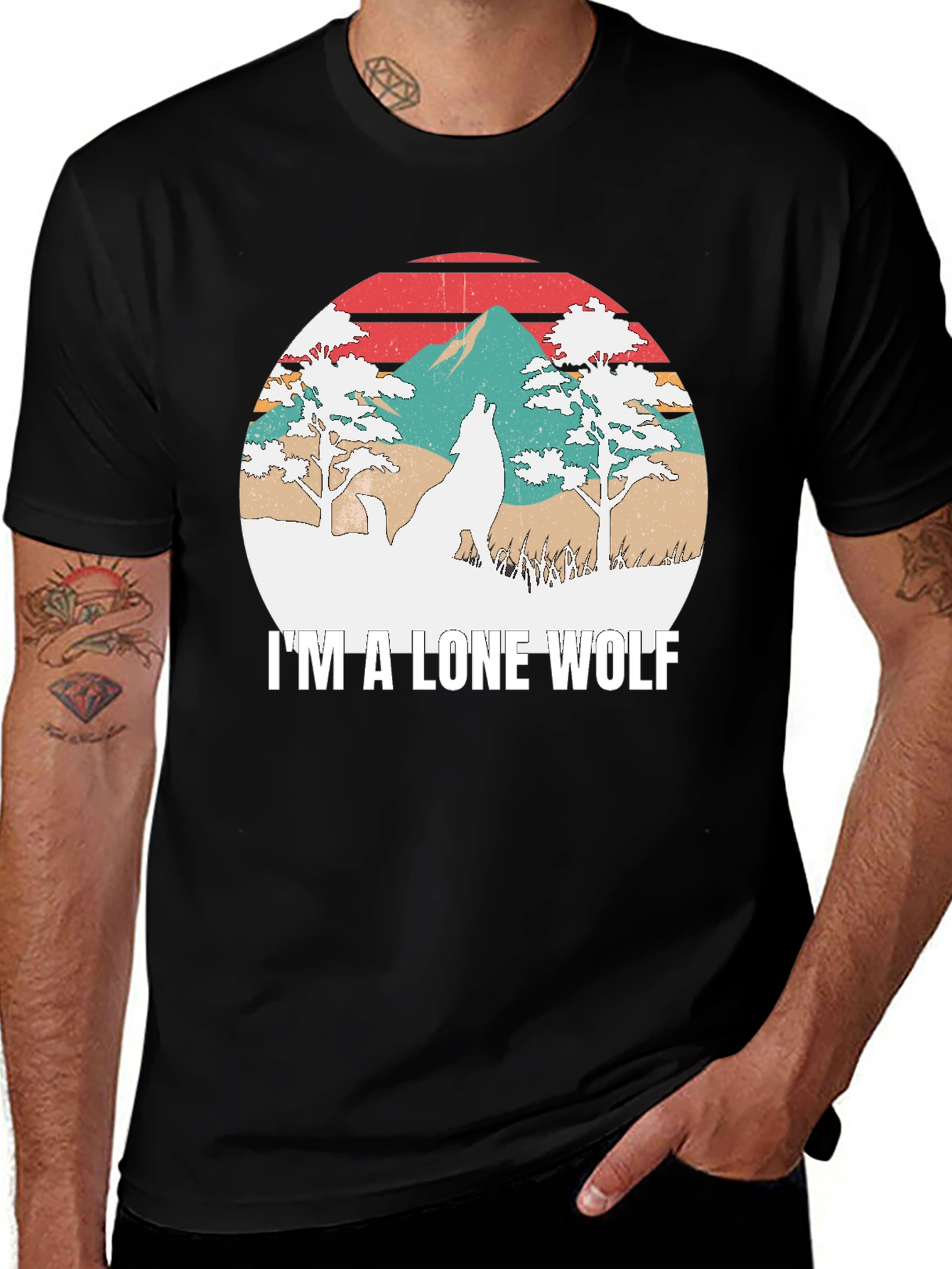 Im A Lone Wolf Graphic T-Shirt