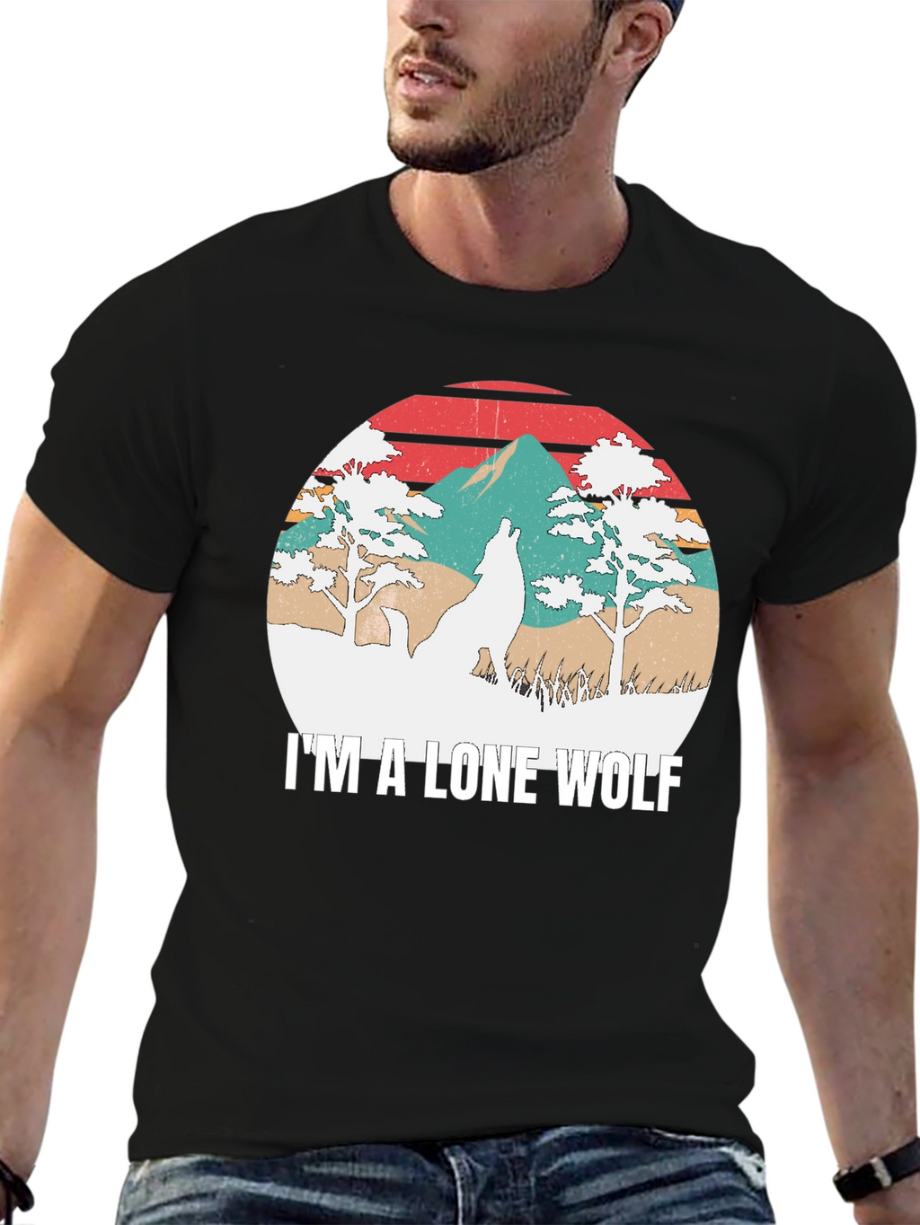 Im A Lone Wolf Graphic T-Shirt
