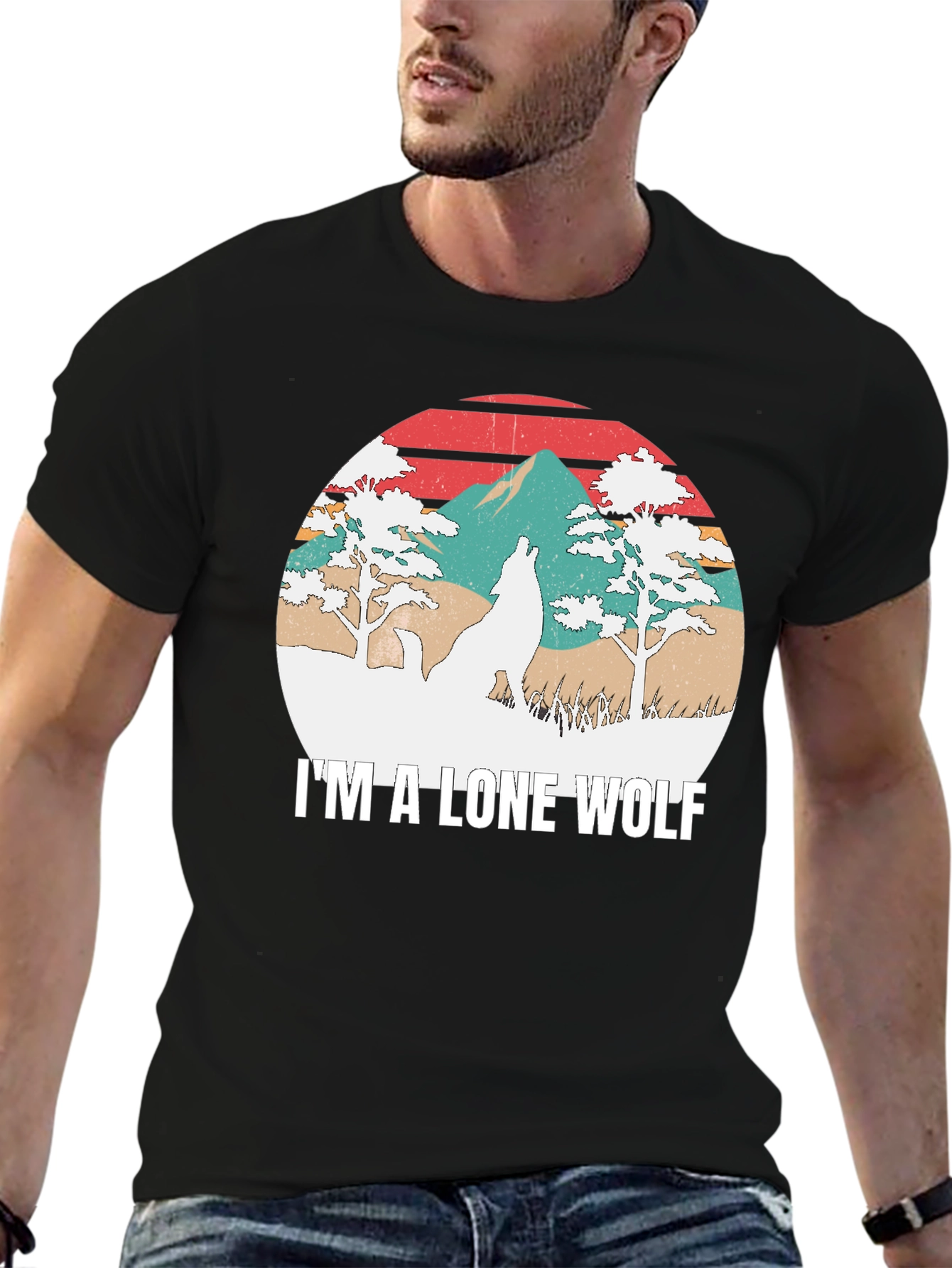 Im A Lone Wolf Graphic T-Shirt