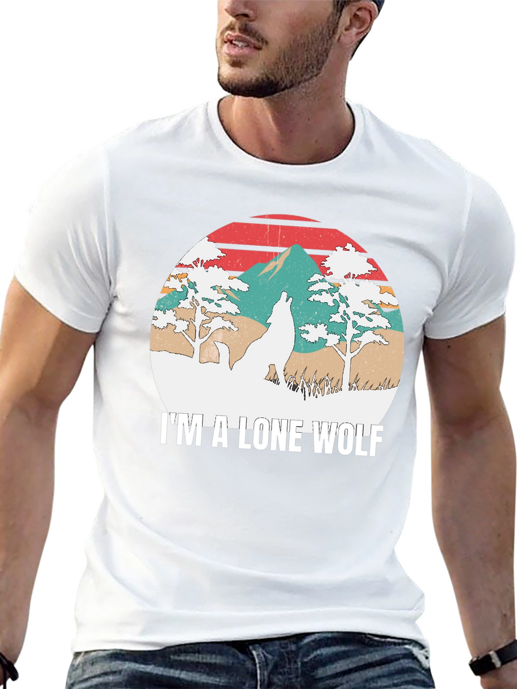 Im A Lone Wolf Graphic T-Shirt