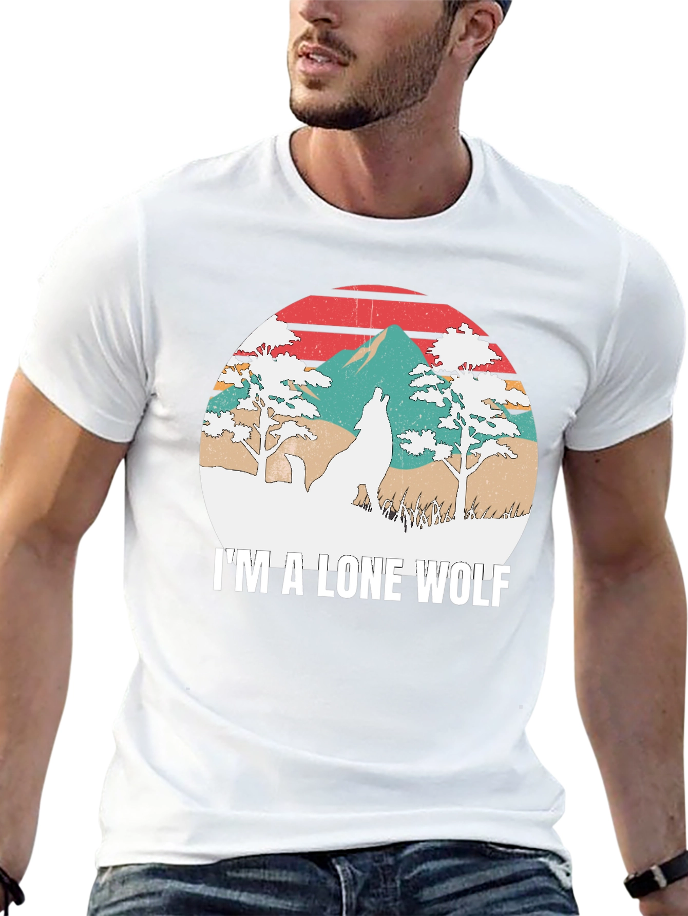Im A Lone Wolf Graphic T-Shirt