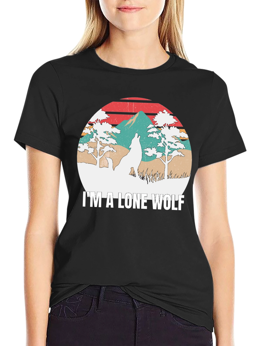 Im A Lone Wolf Graphic T-Shirt
