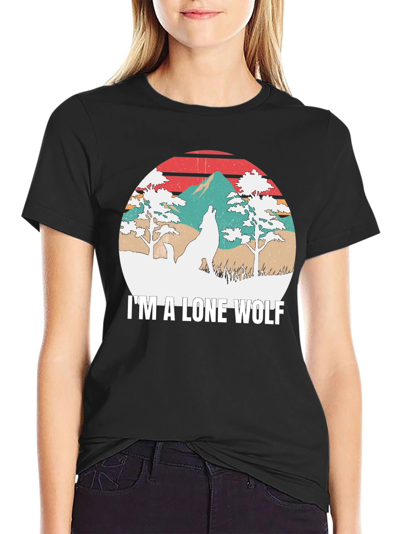 Im A Lone Wolf Graphic T-Shirt