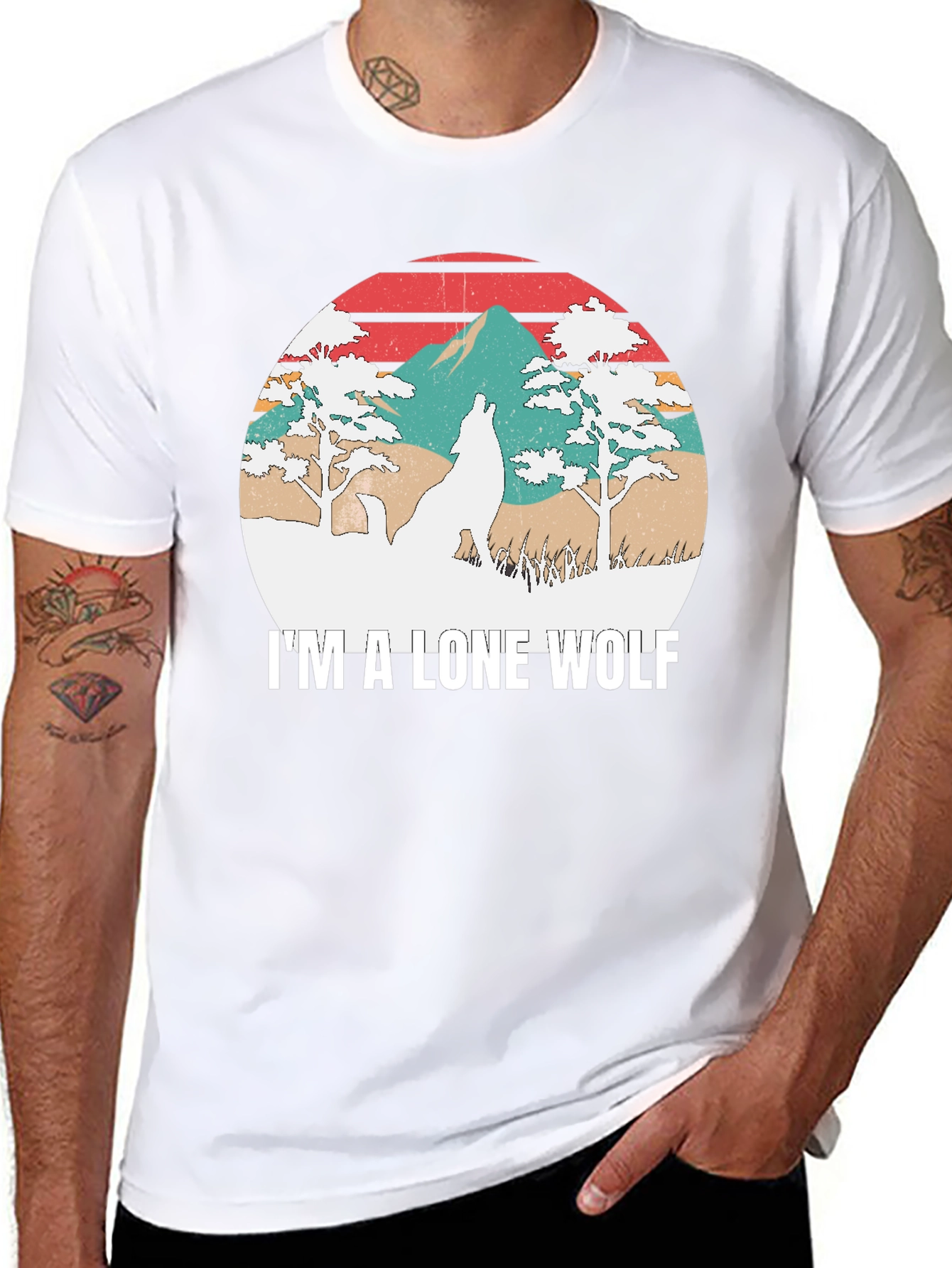 Im A Lone Wolf Graphic T-Shirt