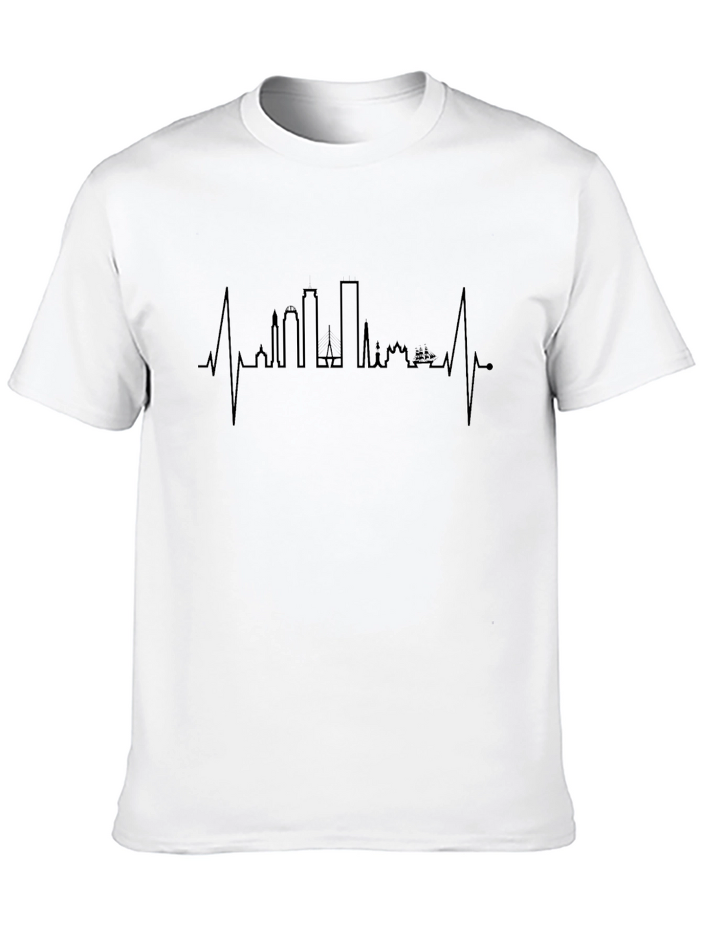 City Heartbeat Black T-Shirt