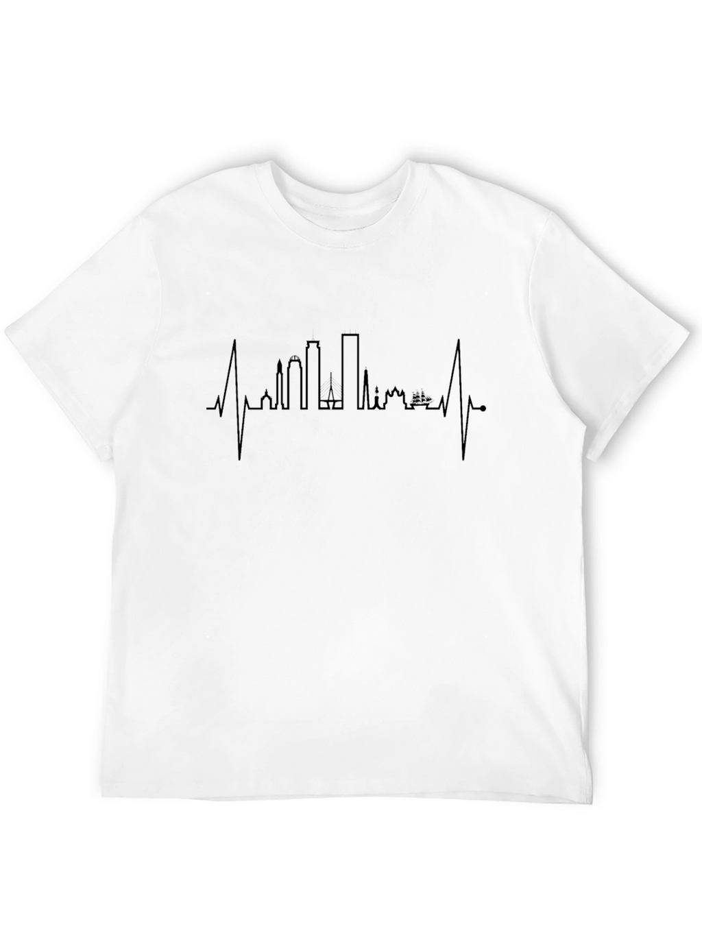 City Heartbeat Black T-Shirt
