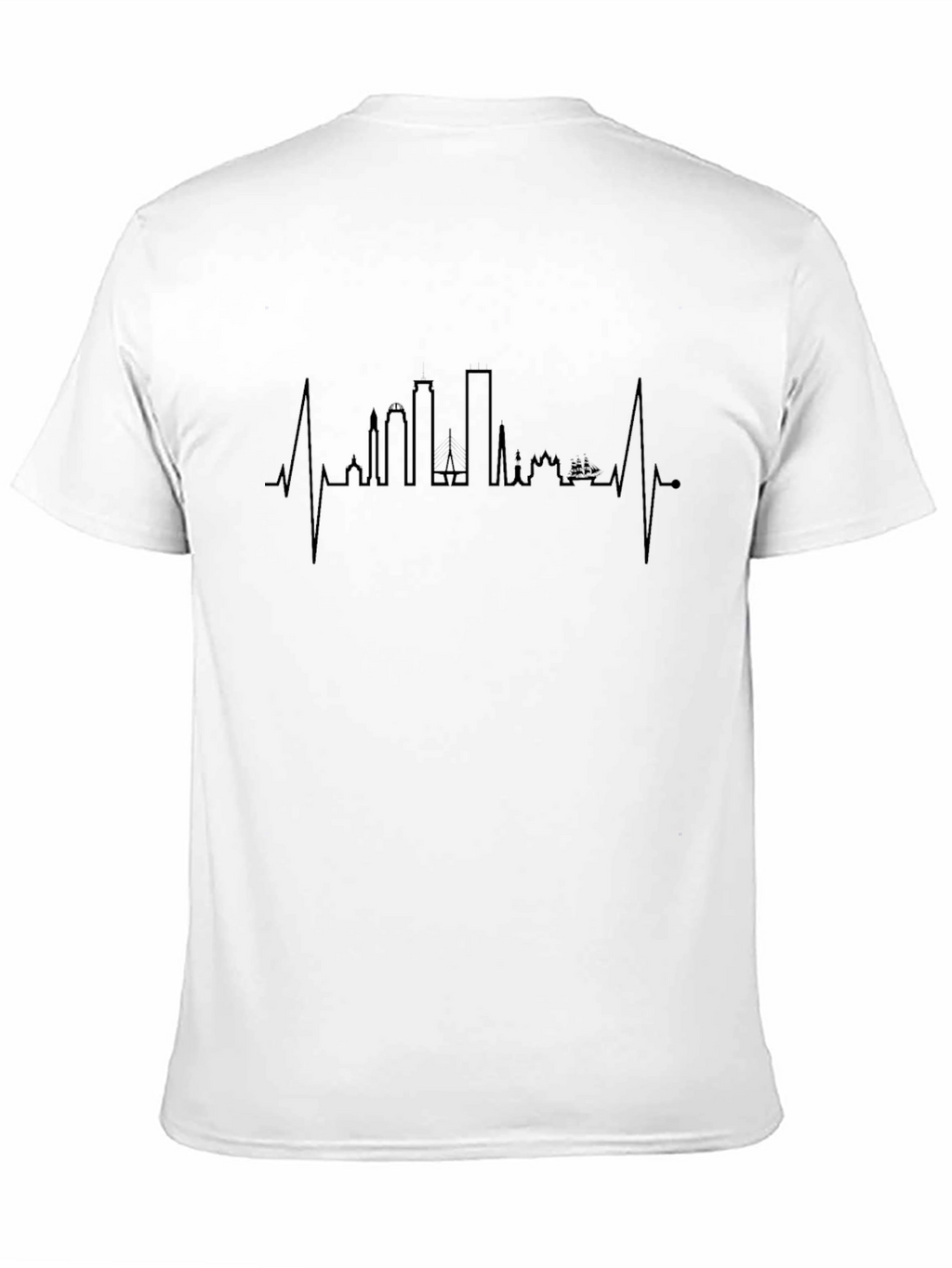 City Heartbeat Black T-Shirt