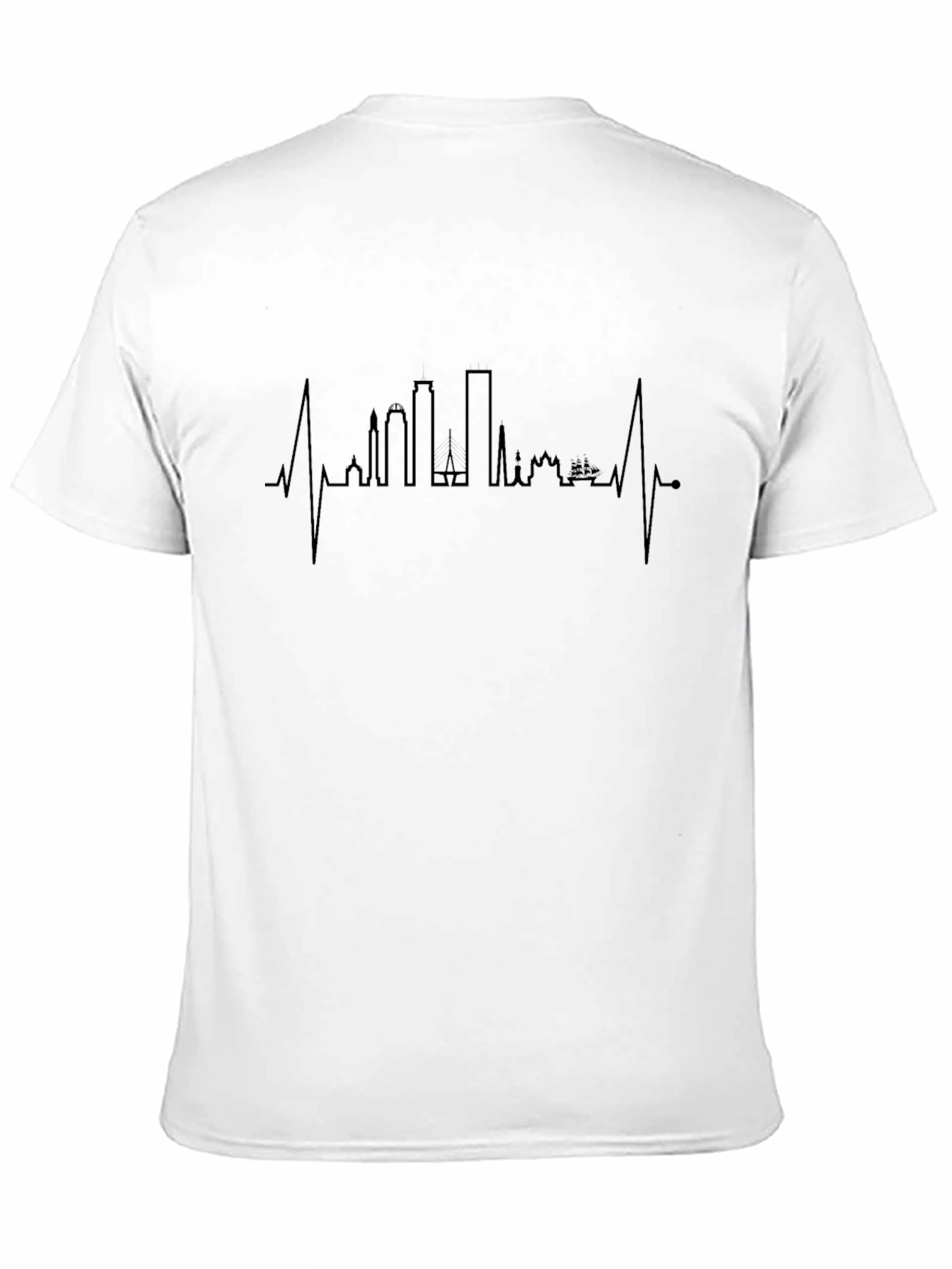 City Heartbeat Black T-Shirt