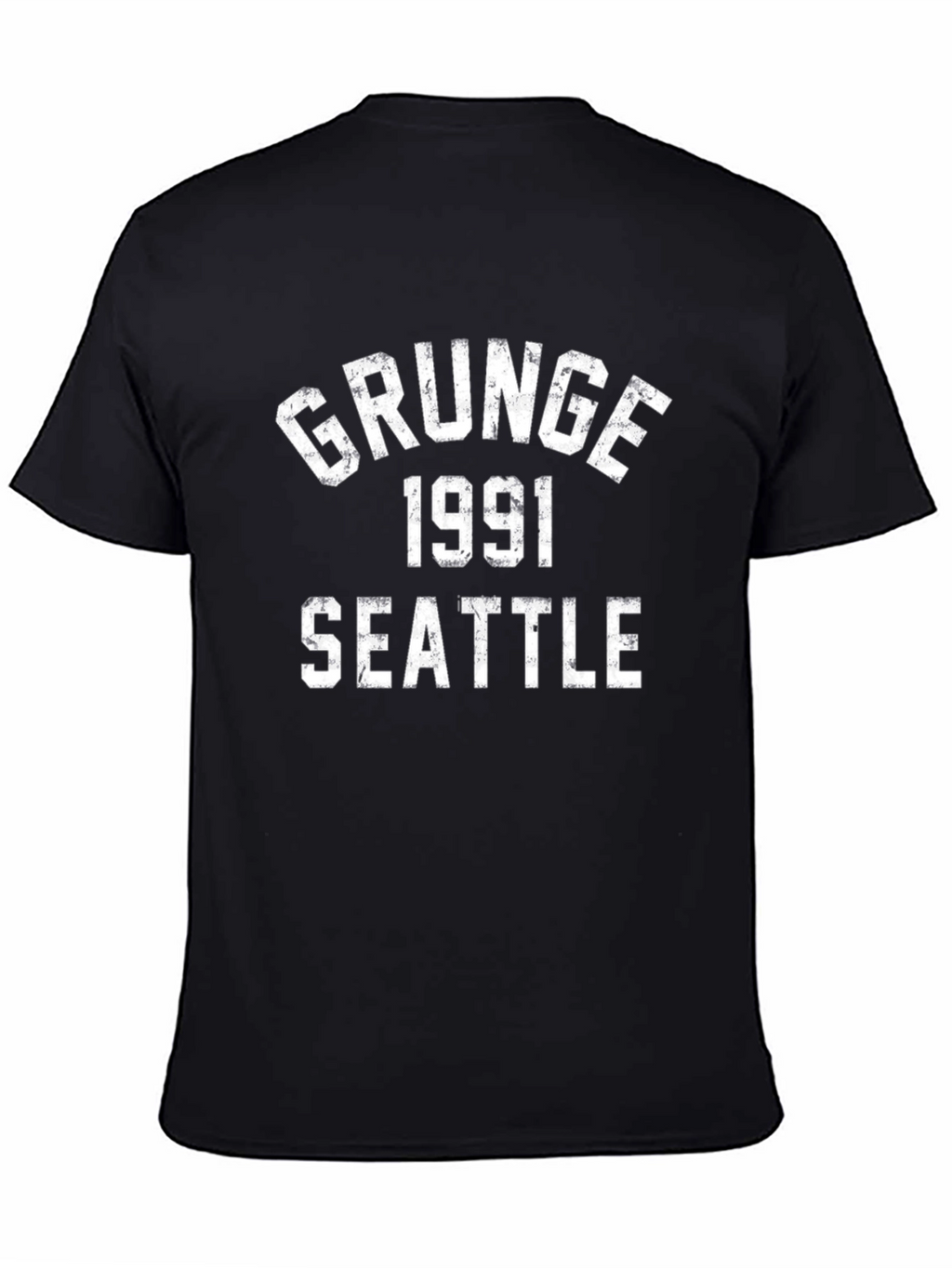 Grunge 1991 Seattle Black T-Shirt