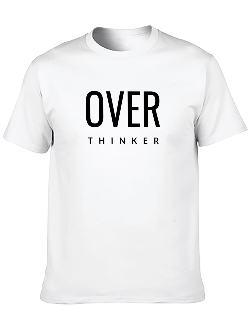 Overthinker Black Tee - Trendy Comfort