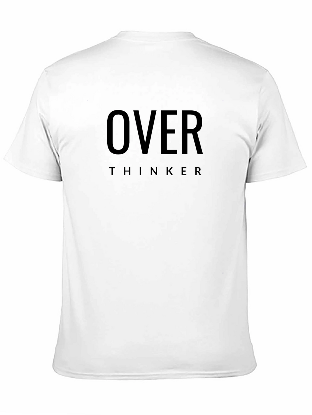 Overthinker Black Tee - Trendy Comfort