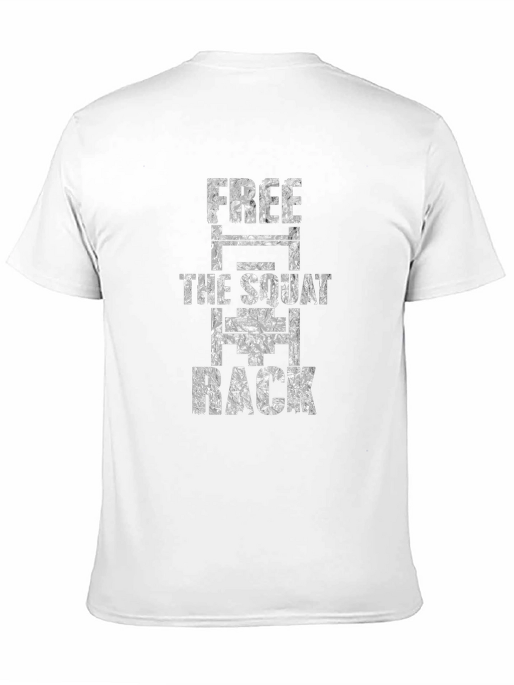 Free The Squat Rack Black Graphic Tee