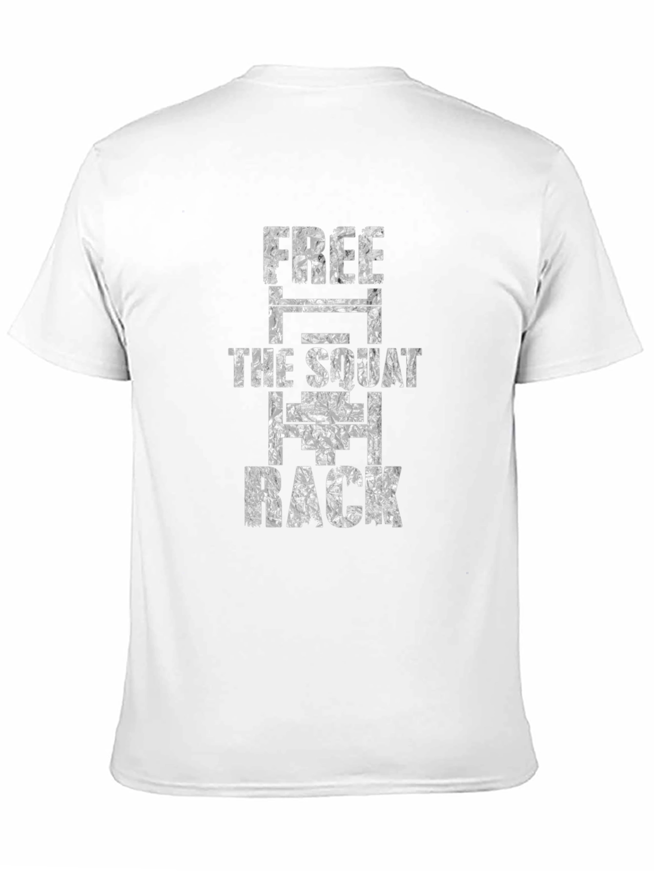 Free The Squat Rack Black Graphic Tee