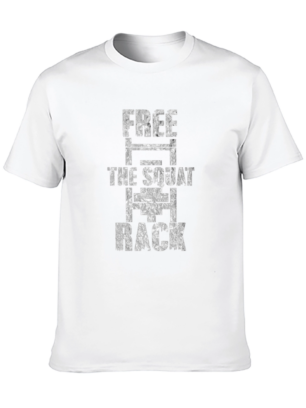 Free The Squat Rack Black Graphic Tee