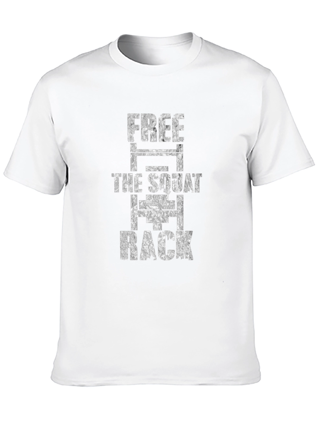 Free The Squat Rack Black Graphic Tee