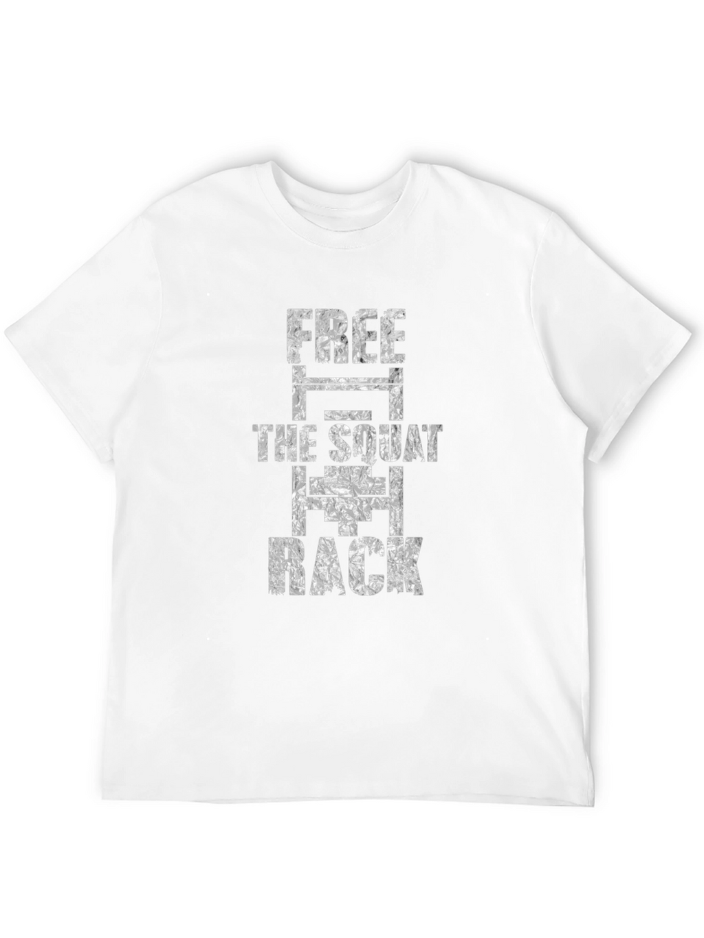 Free The Squat Rack Black Graphic Tee