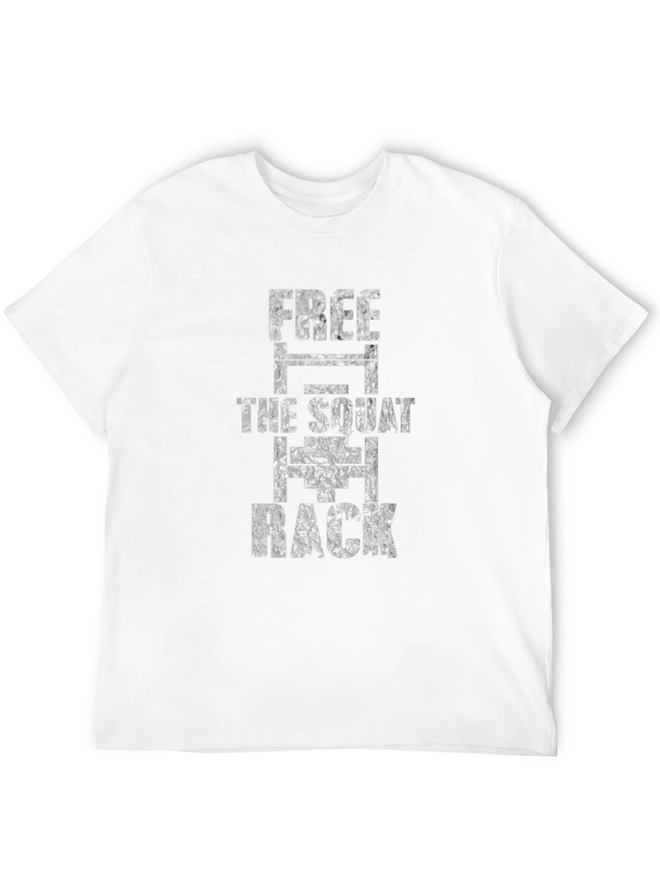Free The Squat Rack Black Graphic Tee