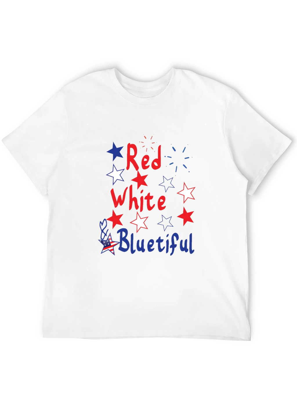 Red White and Bluetiful Patriotic T-Shirt