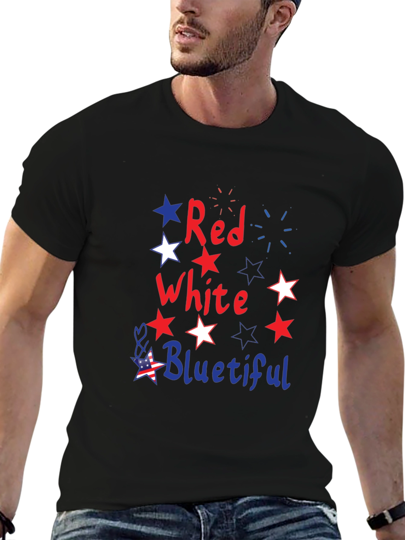 Red White and Bluetiful Patriotic T-Shirt