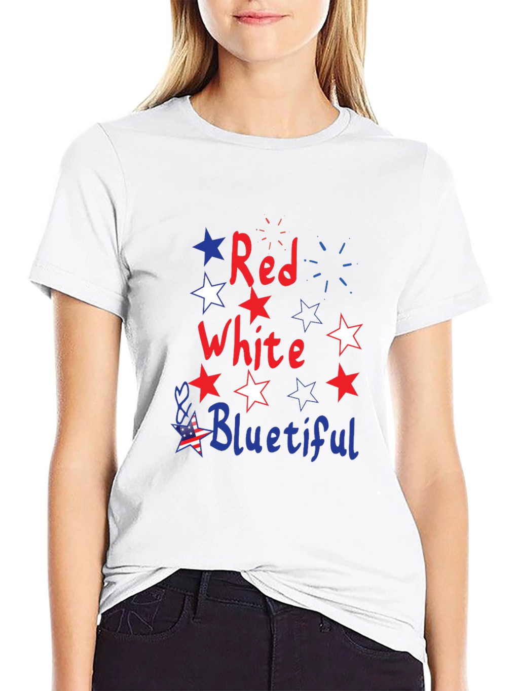 Red White and Bluetiful Patriotic T-Shirt