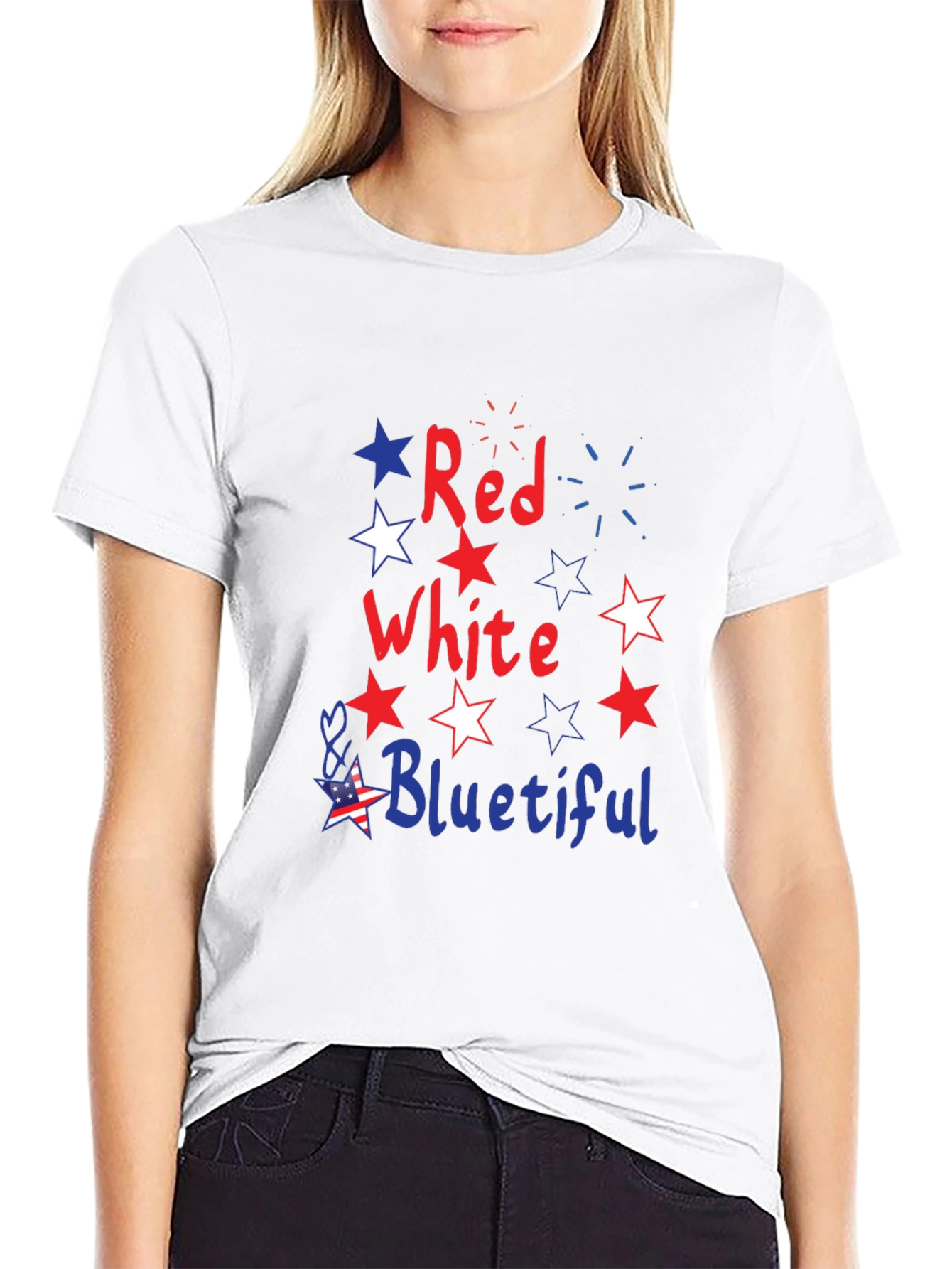 Red White and Bluetiful Patriotic T-Shirt