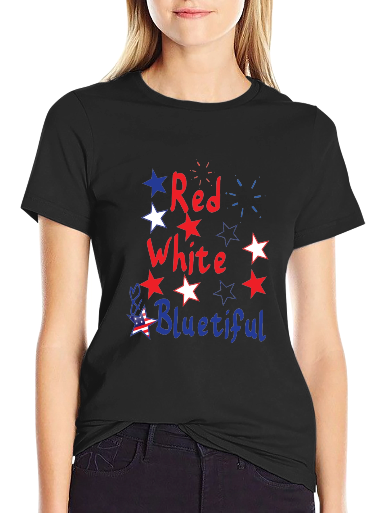 Red White and Bluetiful Patriotic T-Shirt