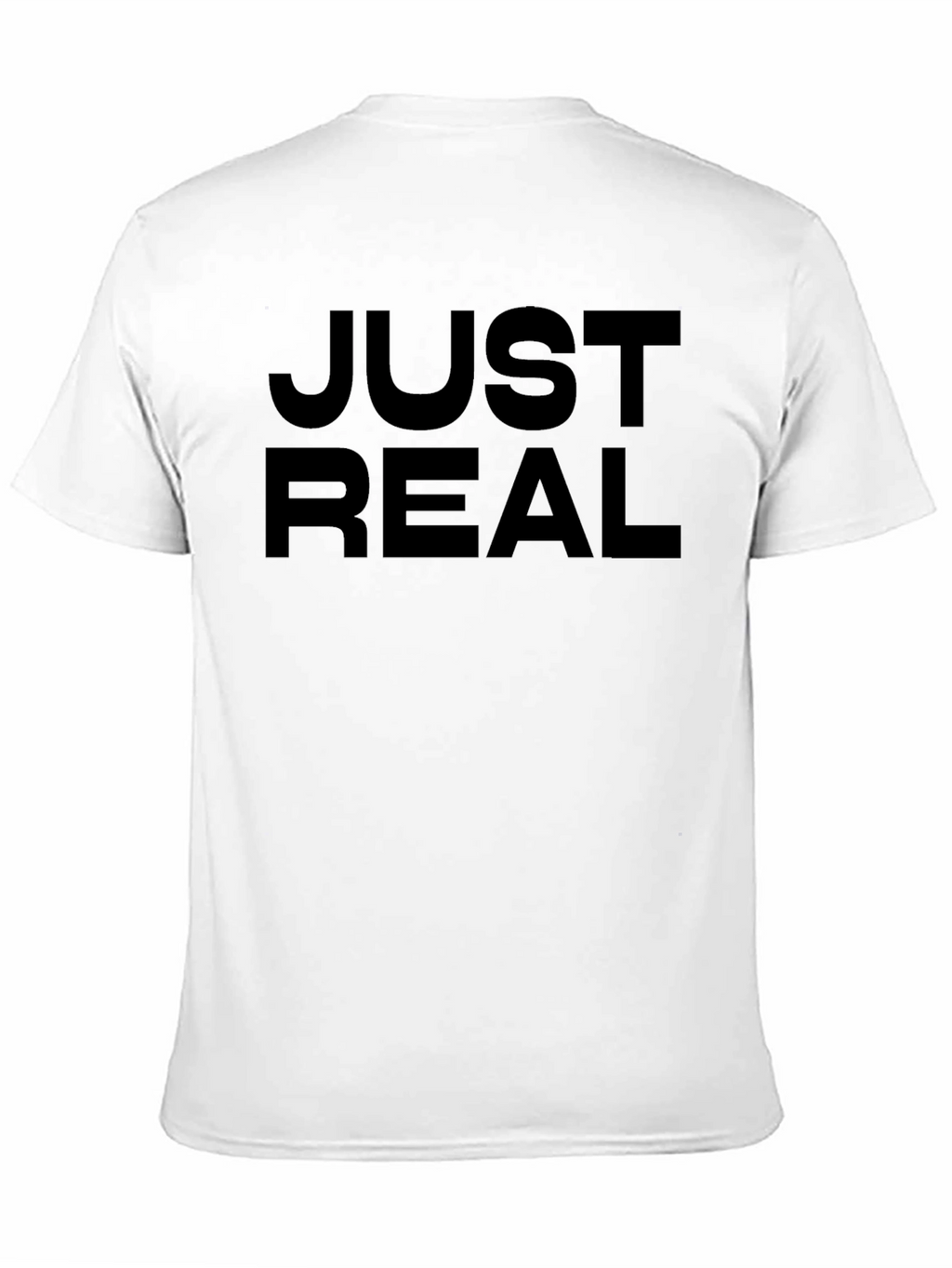 Just Real Black Graphic Tee
