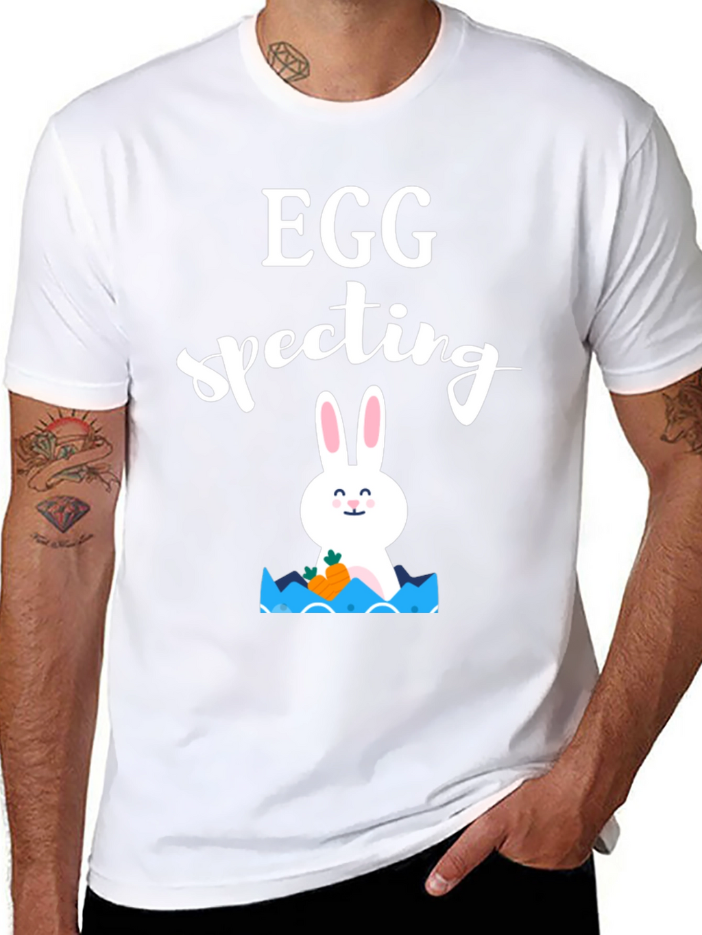 Eggspecting Easter Bunny T-Shirt