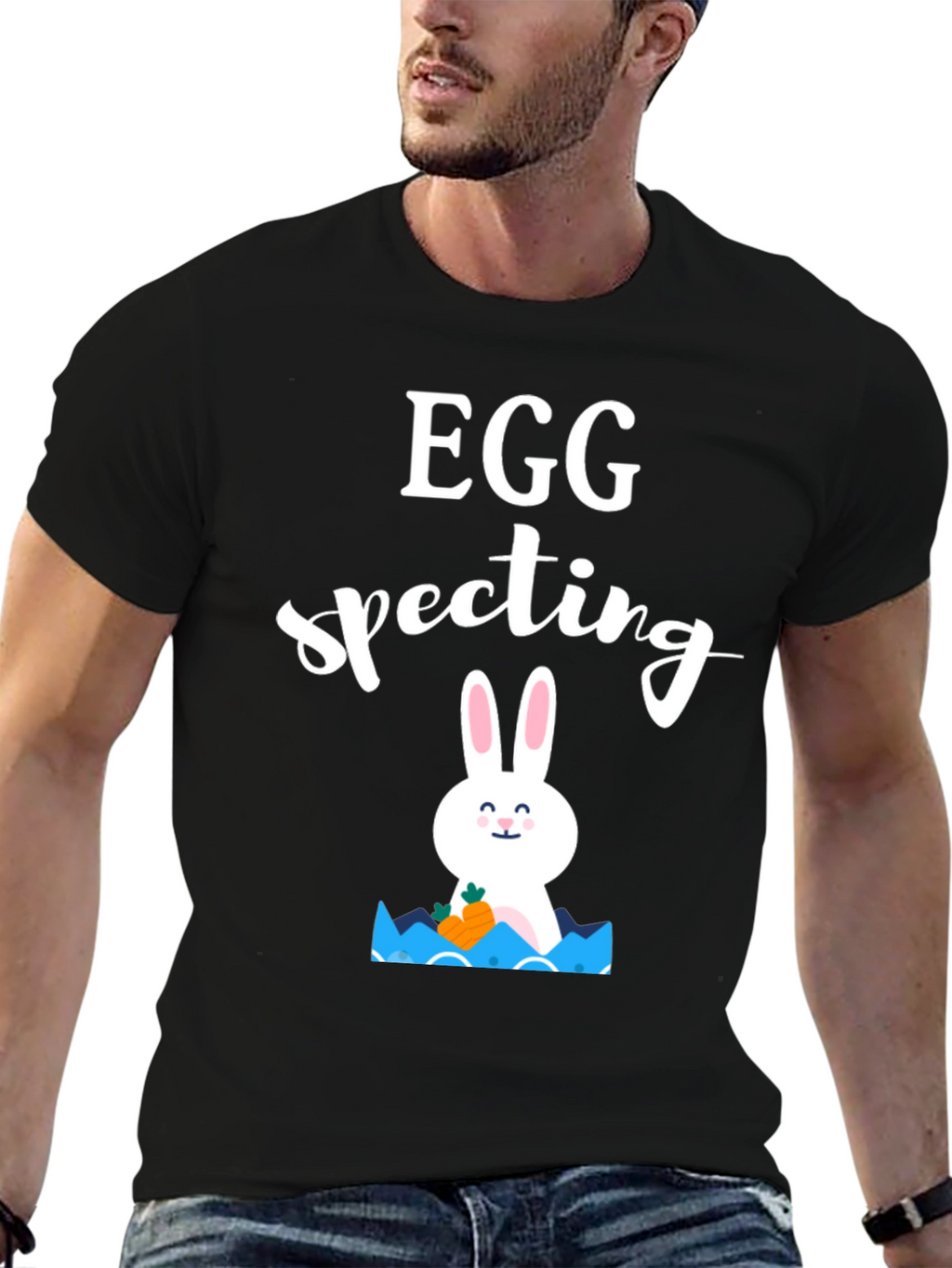 Eggspecting Easter Bunny T-Shirt