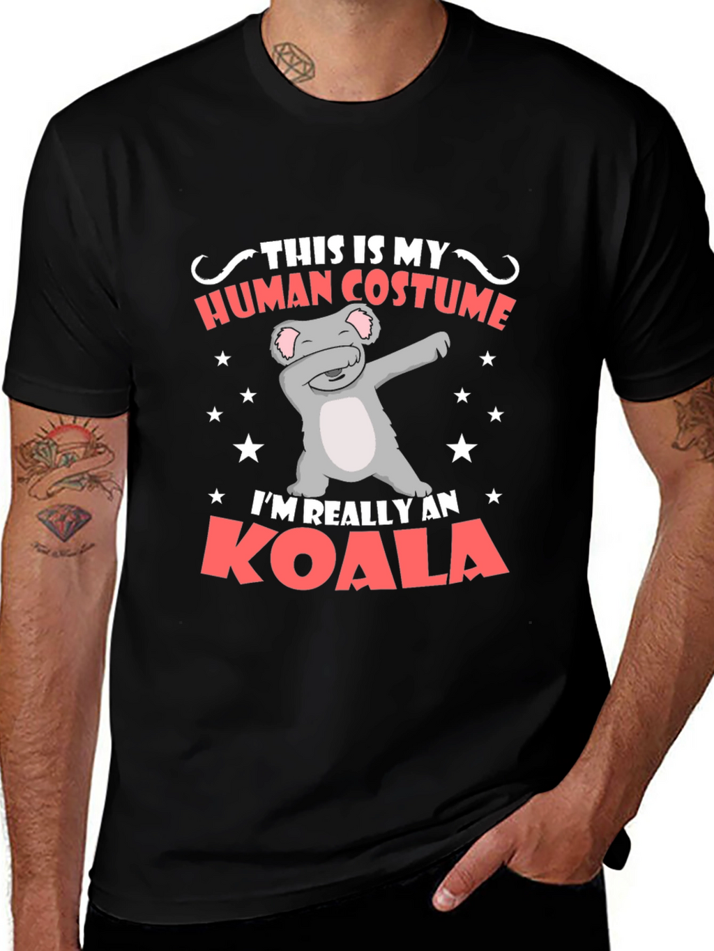 Funny Koala Human Costume T-Shirt