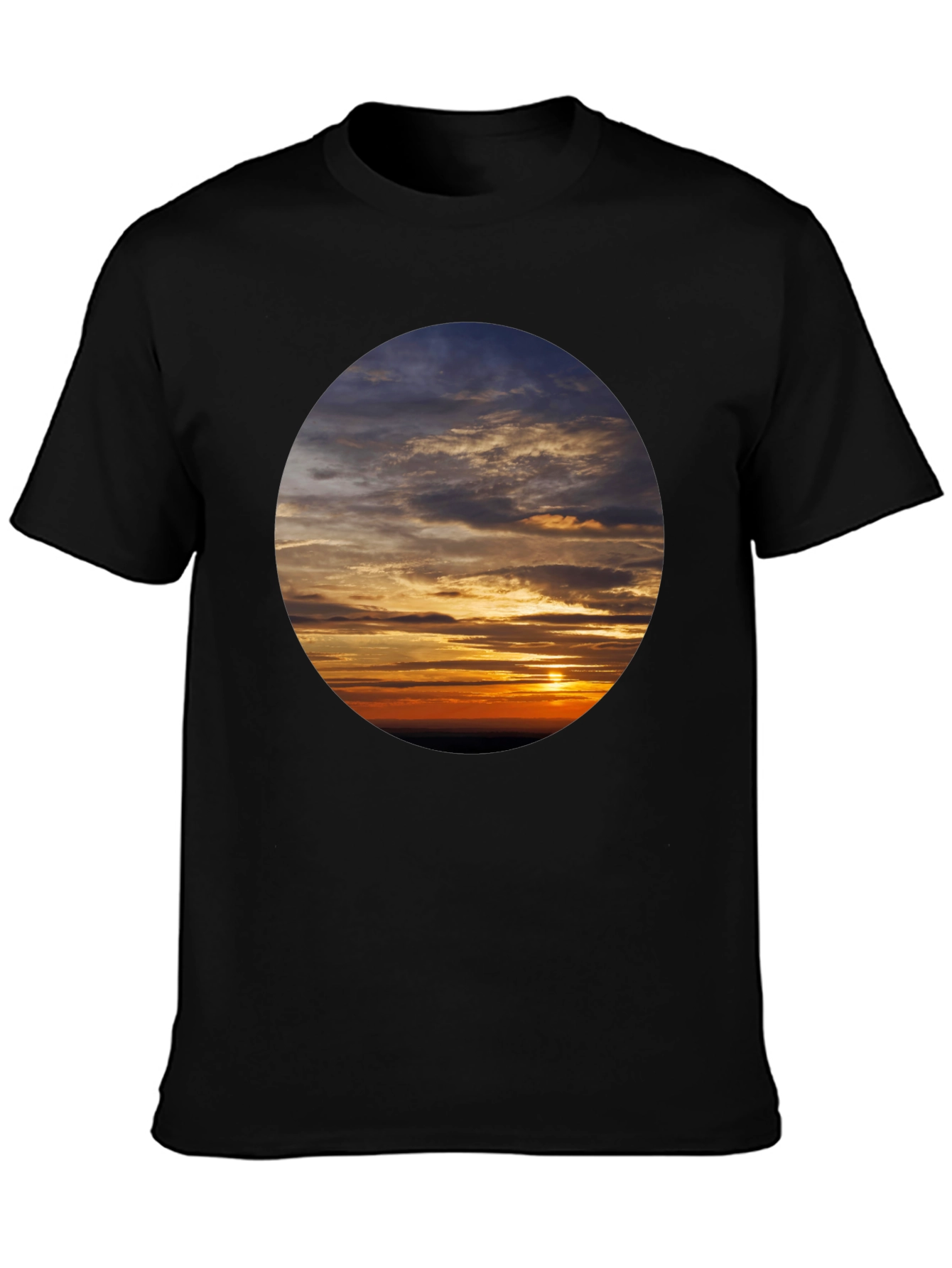 Sunset Sky Graphic Tee - Soft Cotton Casual Shirt